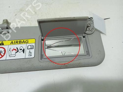 Right sun visor TOYOTA YARIS (_P13_) 1.5 Hybrid (NHP130_) | BP29301334I2