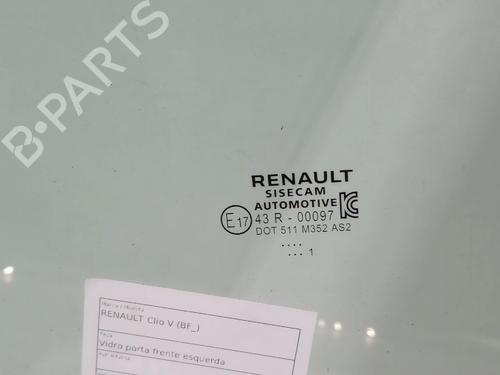 Front left door window RENAULT CLIO V (B7_) | BP33161755C18 - Image 2