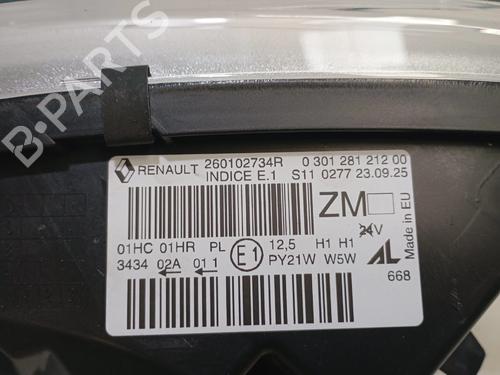 Right headlight RENAULT CAPTUR I (J5_, H5_)  | BP39411317C29  - Image 5