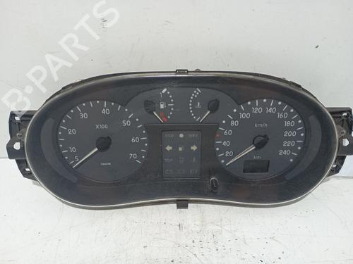 Used Instrument cluster Instrument cluster RENAULT CLIO II (BB_, CB_) 1.2 (BB0A, BB0F, BB10, BB1K, BB28, BB2D, BB2H, CB0A,... (58 hp) 39616601 39616601
