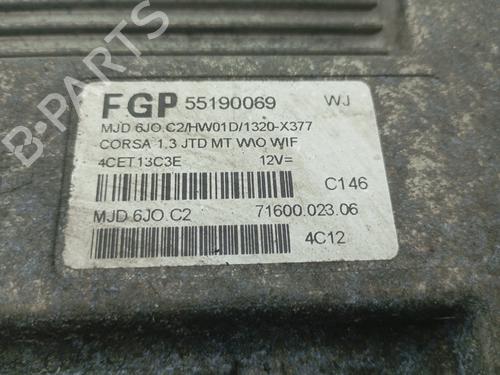 Engine control unit (ECU) OPEL CORSA C Hatchback Van (X01) 1.3 CDTI 16V (F08, W5L) | BP39612559M57 - Image 2