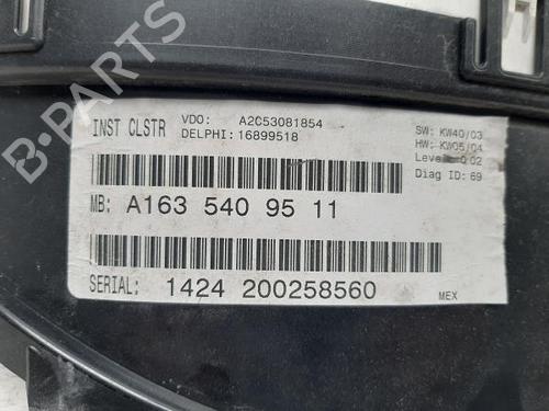 Instrument cluster MERCEDES-BENZ M-CLASS (W163) ML 400 CDI (163.128) | BP23473937C47 