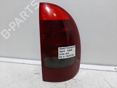 Højre baglygte OPEL CORSA B (S93) 1.2 i (F08, F68, M68) (45 hp) 23488345