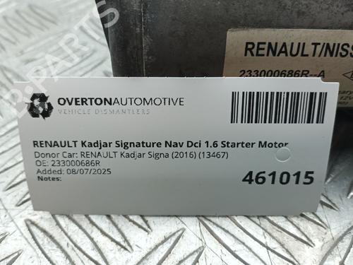 Starter RENAULT KADJAR (HA_, HL_) 1.6 dCi 130 (HLA4) | BP29681506M8 