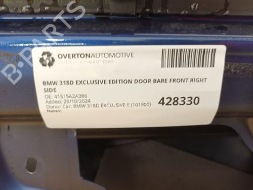 Right front door BMW 3 (E90) 318 d | BP29667333C3