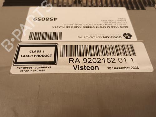 Radio BMW 1 (E81) 118 d | BP29680123E6