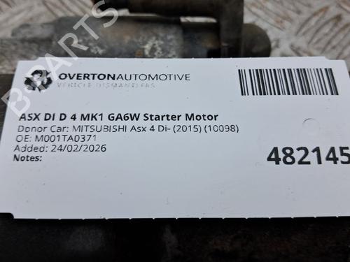 Starter MITSUBISHI ASX (GA_W_) 1.8 DI-D 4WD (GA6W) | BP32458625M8