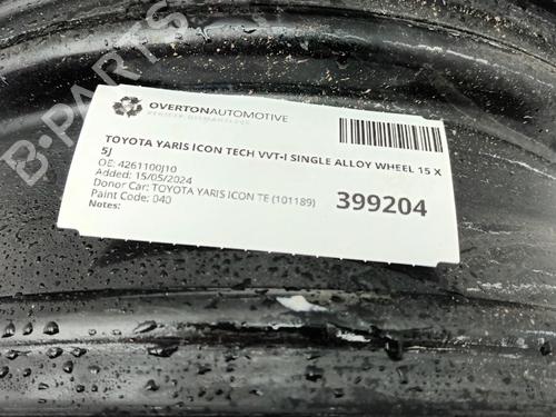 Rim TOYOTA YARIS (_P13_) 1.5 (NSP131_) | BP29661204C45 