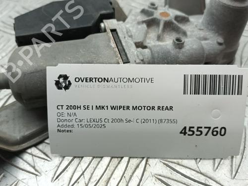 Rear wiper motor LEXUS CT (ZWA10_) 200h (ZWA10_) | BP31634911M102