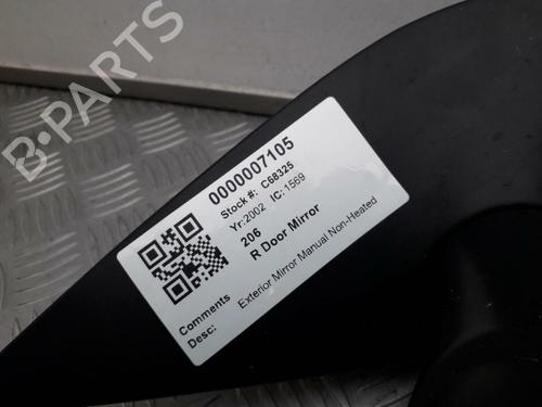 Lusterko boczne prawe PEUGEOT 206 Hatchback (2A/C) 1.1 i | BP29645635C27 