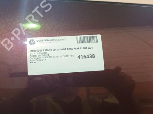 Right rear door MERCEDES-BENZ R-CLASS (W251, V251) R 320 CDI 4-matic (251.022, 251.122) | BP29664265C5