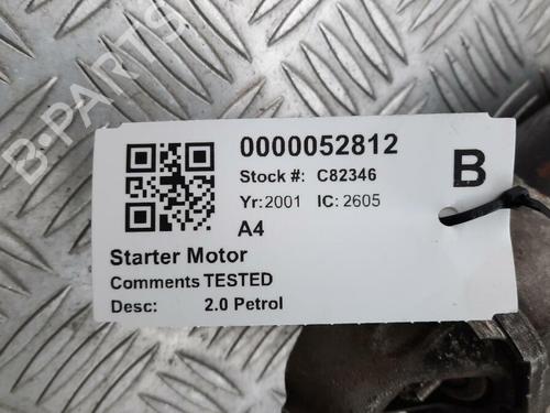Startmotor AUDI A4 B6 (8E2) 2.0 | BP29647078M8