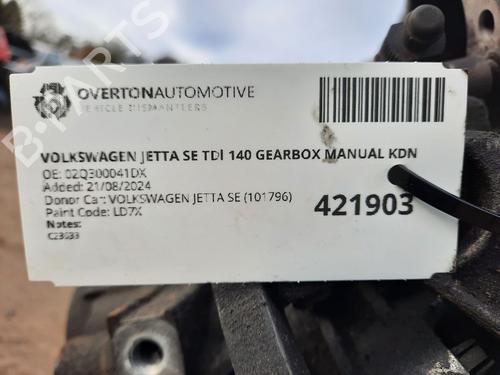 Gearbox VW JETTA III (1K2) 1.6 TDI | BP29665849M3 