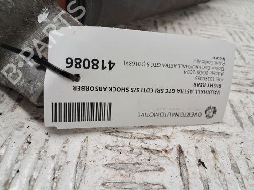 Højre bagtil støddæmper VAUXHALL ASTRA Mk VI (J) GTC (P10) 2.0 CDTi | BP29664748M19 