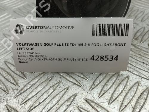 Left front fog light VW GOLF PLUS V (5M1, 521) 1.6 BiFuel | BP29667366C30