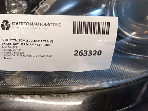 Left headlight ALFA ROMEO GIULIETTA (940_) 2.0 JTDM (940.FXL1A) | BP28636429C28
