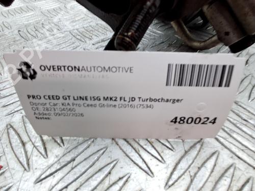 Turbolader/Kompressor KIA CEE'D (JD) 1.4 CVVT | BP32179686M71 