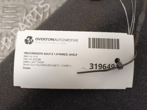 Rear parcel shelf VW GOLF V (1K1) 1.4 16V | BP29654409C85