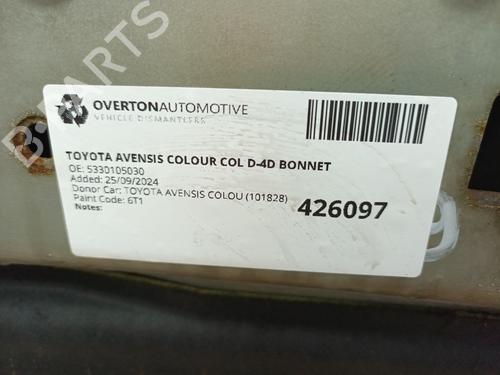 Hood TOYOTA AVENSIS Estate (_T25_) 2.0 D-4D (ADT250_, ADT250R) | BP29666698C1