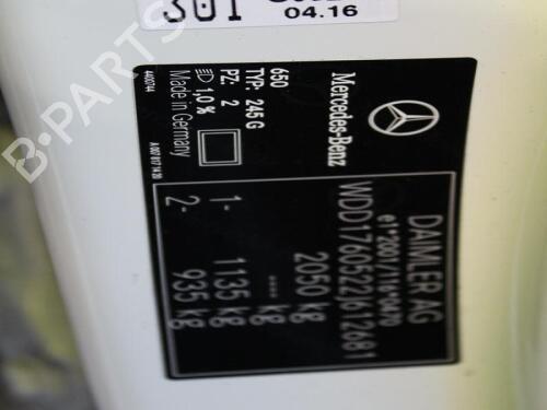 Front left panel MERCEDES-BENZ C-CLASS Coupe (C204) C 220 CDI (204.302) | BP29676569C58 
