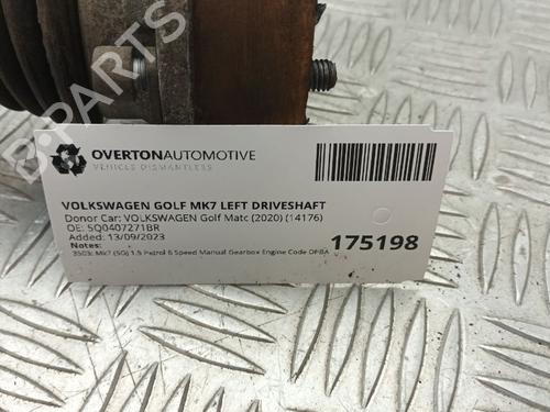 Left front driveshaft VW GOLF VII (5G1, BQ1, BE1, BE2) 1.5 TSI | BP29649647M38 
