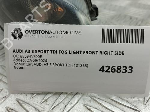 Højre Foran Tågelygte AUDI A3 (8P1) 1.6 E-Power | BP29666885C31