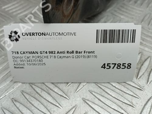 Anti roll bar PORSCHE 718 CAYMAN (982) 4.0 GT4 (982810, 982811) | BP29680021M96