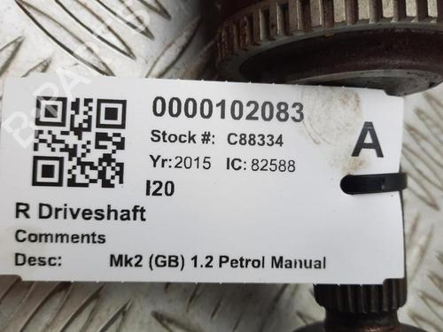 Right front driveshaft HYUNDAI i20 II (GB, IB) 1.2 | BP29648176M39 