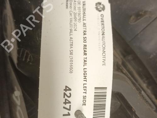 Left taillight VAUXHALL ASTRA Mk V (H) Sport Hatch (A04) 1.6 i 16V (L08) | BP29666423C34