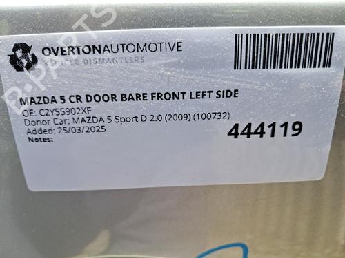 Left front door MAZDA 5 (CR) 2.0 CD (CR19) | BP29673939C2 