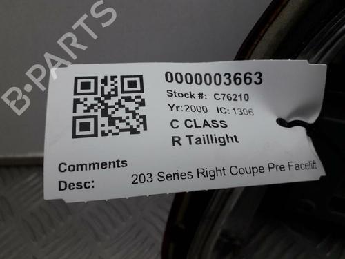 Right taillight MERCEDES-BENZ C-CLASS (W202) C 200 (202.020) | BP29645427C35