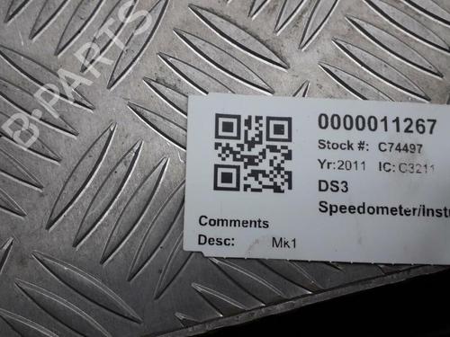 Instrument cluster CITROËN DS3 (SA_) 1.6 HDi 90 | BP29646124C47