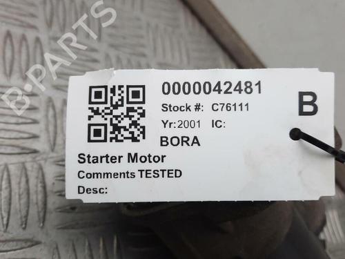 Anlasser VW BORA I (1J2) 1.6 16V | BP29646726M8 