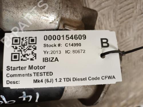 Starter SEAT IBIZA IV SC (6J1, 6P5) 1.2 TDI | BP29649289M8