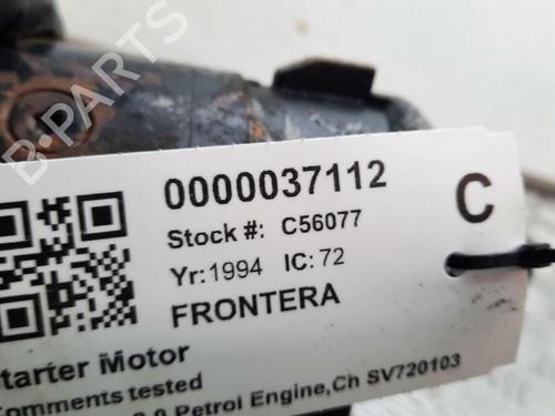 Starter VAUXHALL FRONTERA Mk I (A) Sport (U92) 2.0 i | BP29646535M8