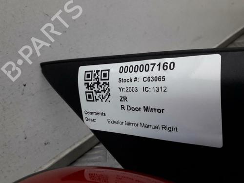Right mirror MG MG ZR 105 | BP29645641C27 
