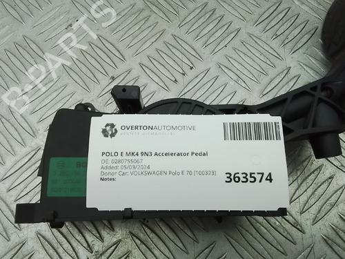 Pedal VW POLO IV (9N_, 9A_) 1.2 12V | BP29658242I4 