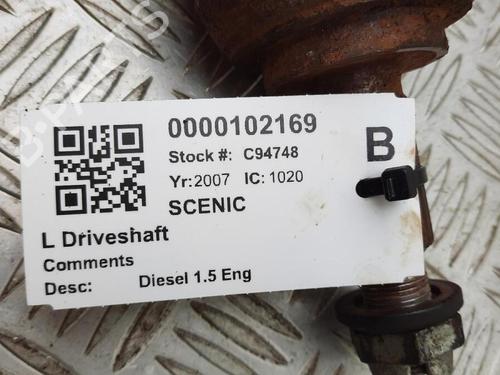 Left front driveshaft RENAULT SCÉNIC II (JM0/1_) 1.5 dCi (JM1E, JM16) | BP29648183M38