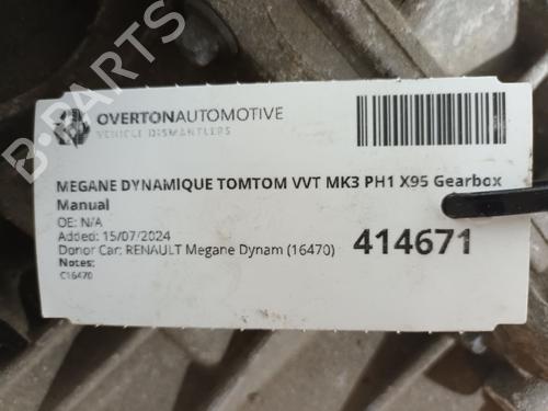 Gearbox RENAULT MEGANE III Coupe (DZ0/1_) 1.6 16V (DZ0U, DZ1B, DZ1H) | BP29663756M3 