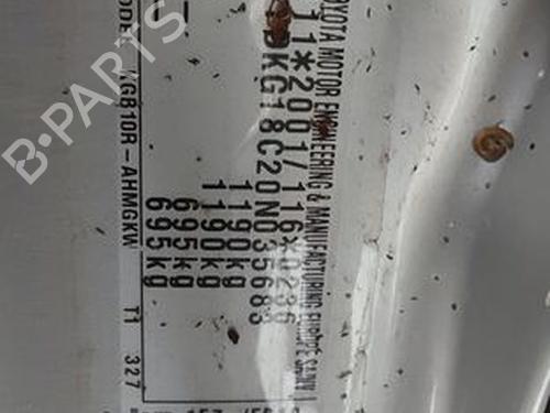 Wheel arch TOYOTA AYGO (_B1_) 1.0 (KGB10_, KGB10R) | BP29685941C56 