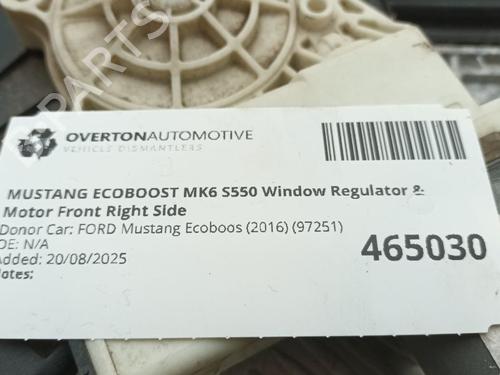 Front right window mechanism FORD AUSTRALIA MUSTANG Coupe (FM, FN) 2.3 EcoBoost | BP29683959C23