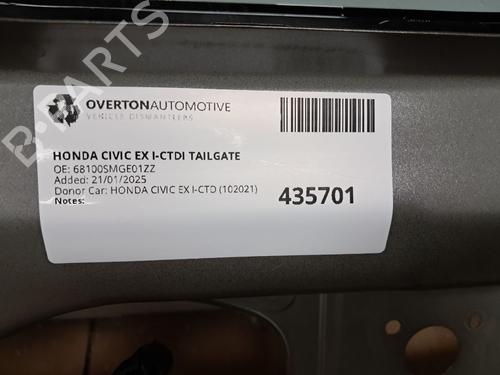 Tailgate HONDA CIVIC VIII Hatchback (FN, FK) 2.2 CTDi (FK3) | BP29670194C6 