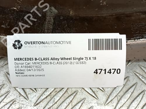 Rim MERCEDES-BENZ B-CLASS Sports Tourer (W245) B 180 CDI (245.207) | BP30768445C45 