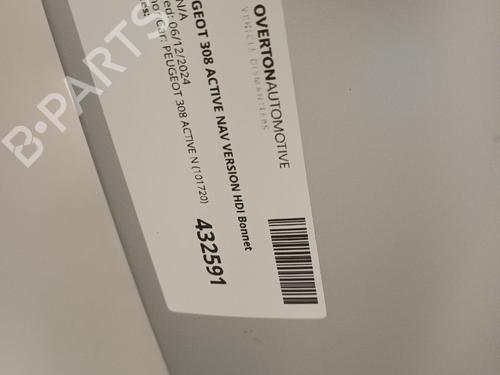 Hood PEUGEOT 308 I (4A_, 4C_) 1.6 HDi | BP29668920C1