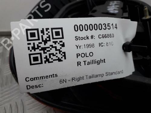 Right taillight VW POLO III (6N1) 100 1.4 16V | BP29645412C35 