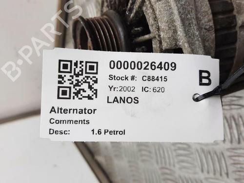 Alternator DAEWOO LANOS (KLAT) 1.6 16V | BP29646325M7