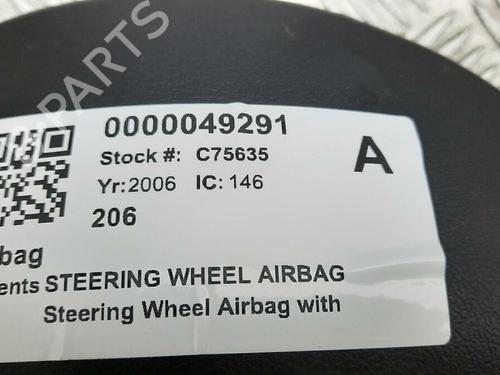 Steering wheel PEUGEOT 206 CC (2D) 1.6 HDi 110 | BP29646868C49 