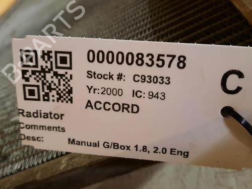 Køler HONDA ACCORD VI Hatchback (CH, CL) 1.8 i (CH6) | BP29647889M31