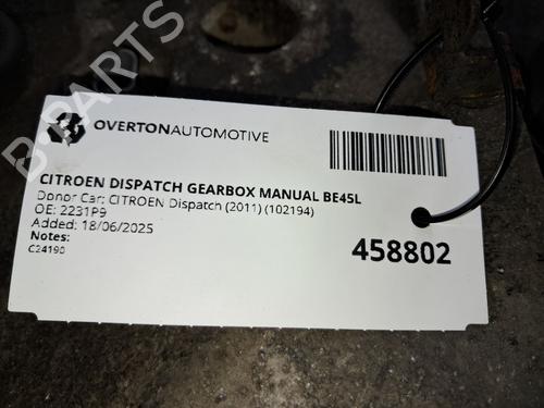 Gearbox CITROËN JUMPY II Van 1.6 HDi 90 16V | BP29680447M3