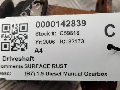 Antriebswelle links vorne AUDI A4 B7 (8EC) 1.9 TDI | BP29649075M38 